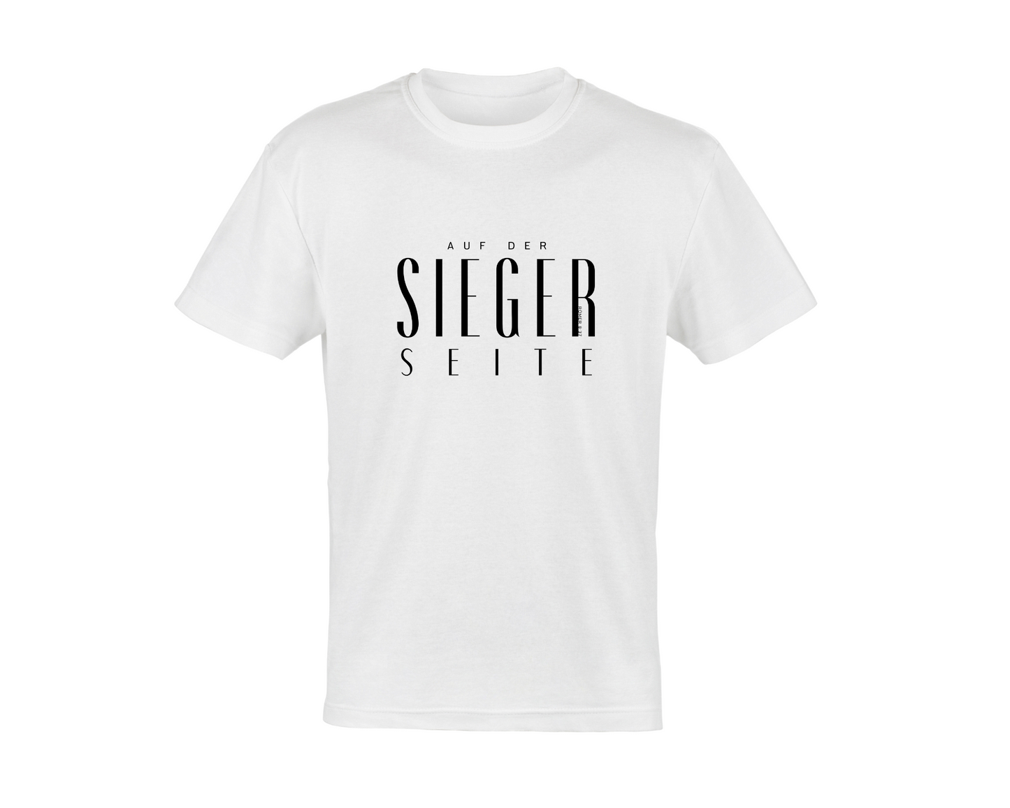 AUF DER SIEGERSEITE • T-SHIRT • FRONTPRINT