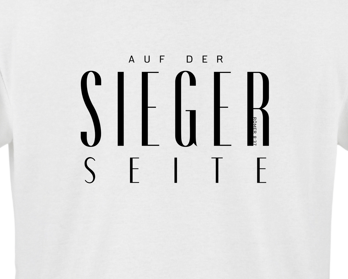 AUF DER SIEGERSEITE • T-SHIRT • FRONTPRINT
