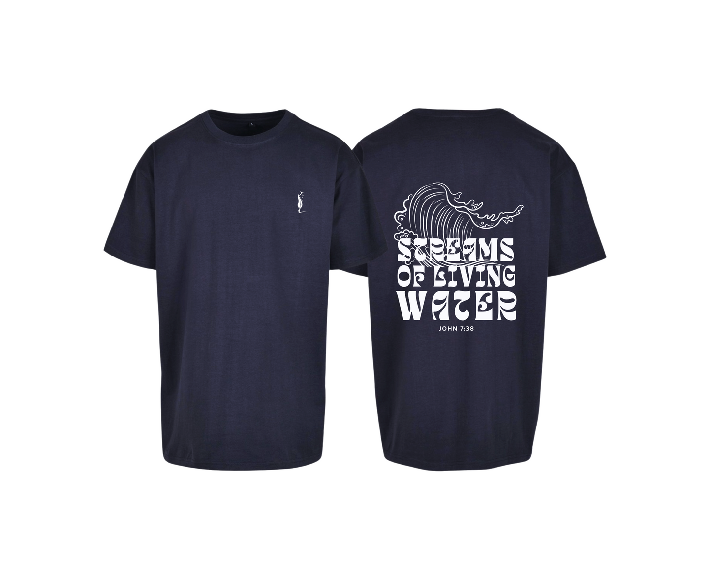 STREAMS OF LIVING WATER • T-SHIRT • BACKPRINT