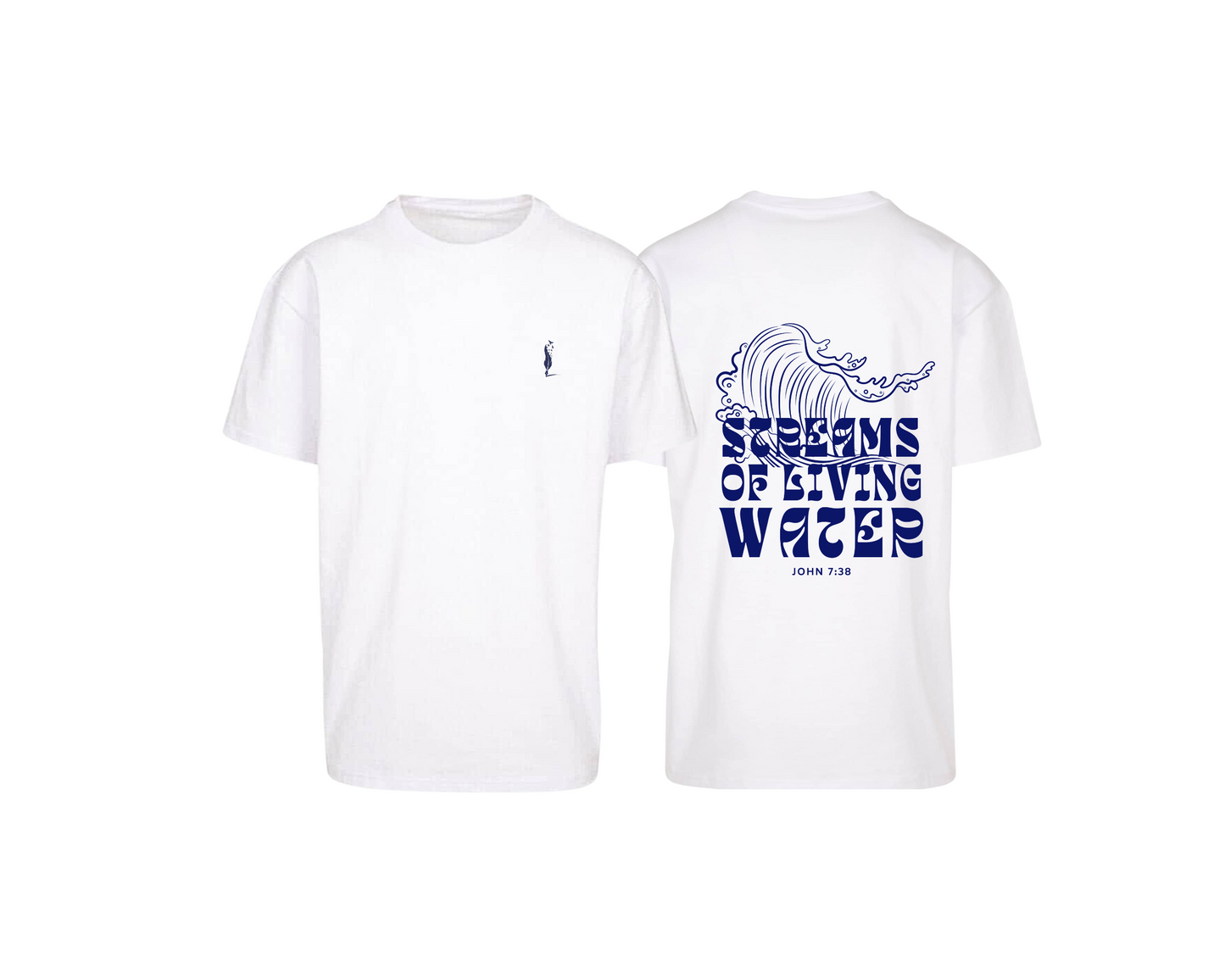 STREAMS OF LIVING WATER • T-SHIRT • BACKPRINT