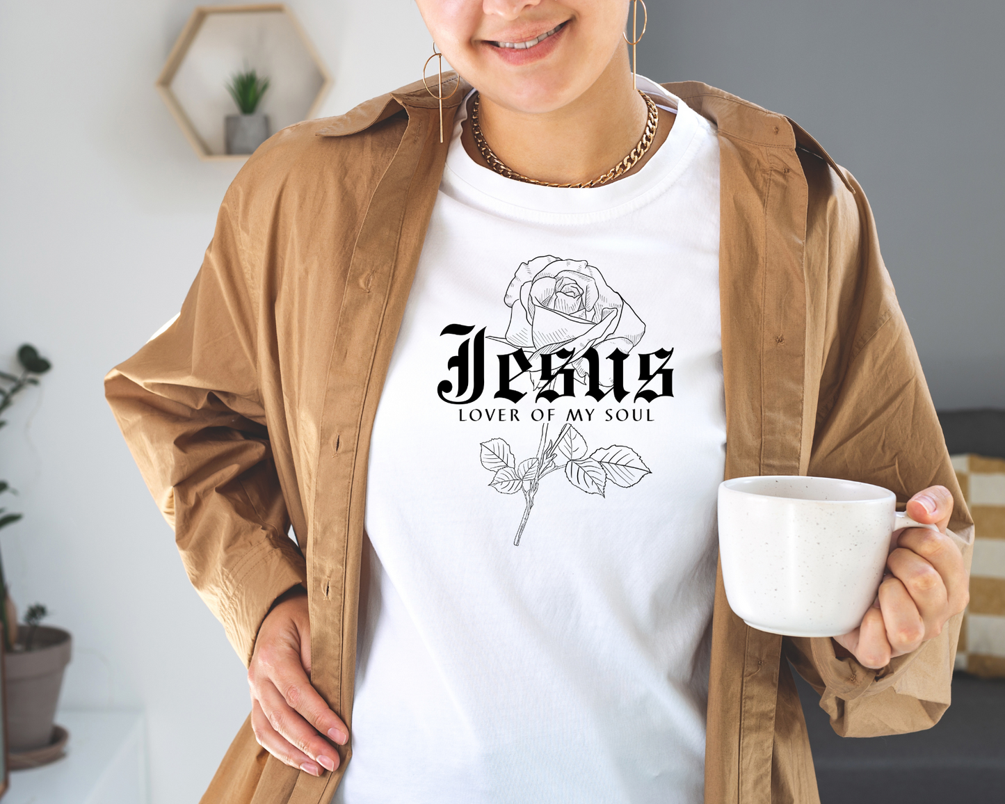 JESUS LOVER OF MY SOUL • T-SHIRT • FRONTPRINT