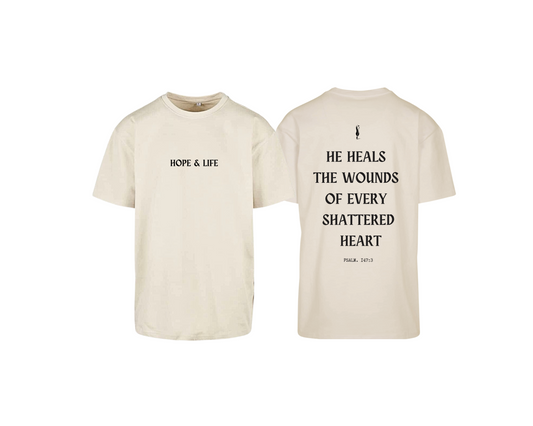 HOPE & LIFE • T-SHIRT • FRONT- & BACKPRINT
