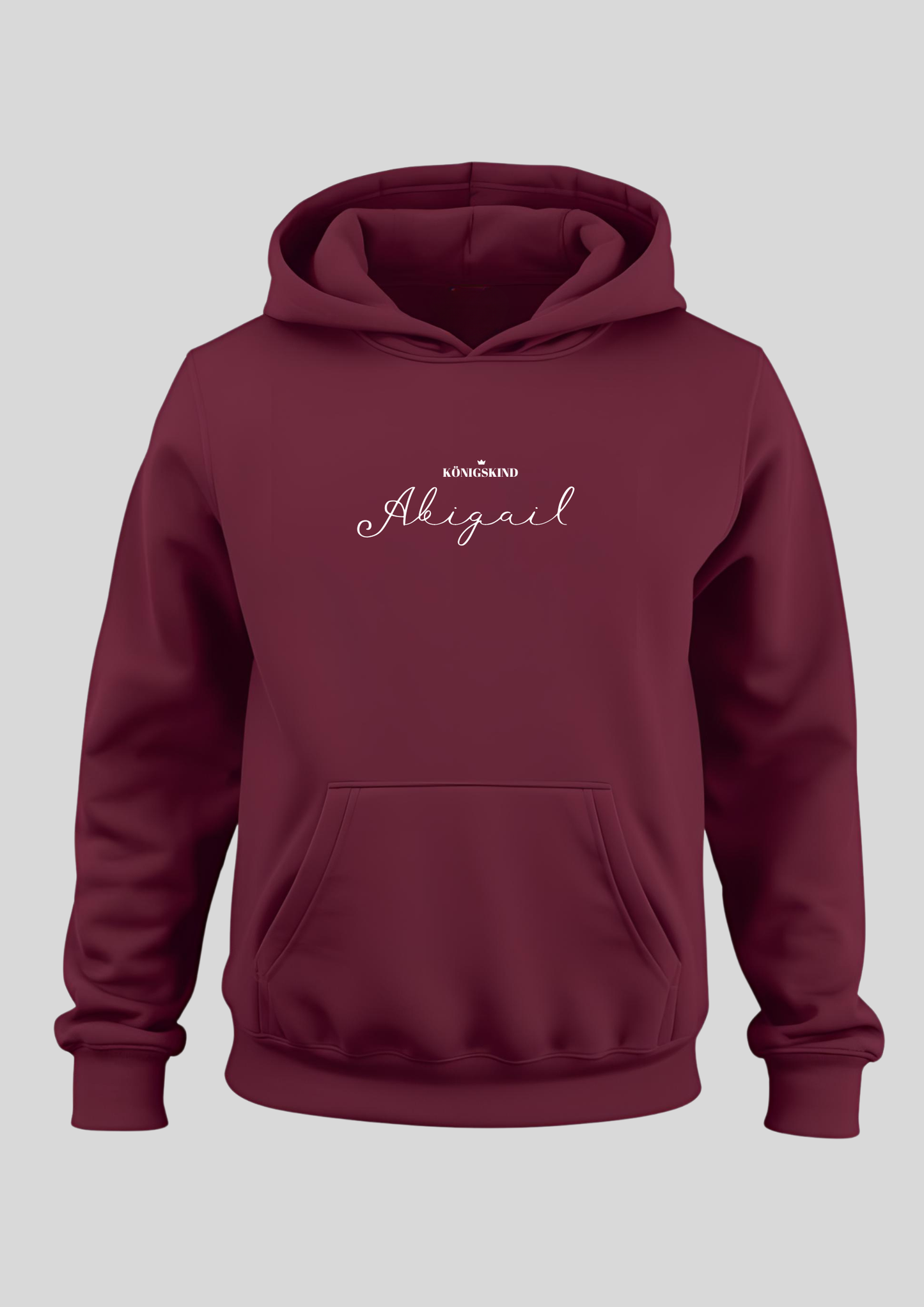 Königskind Hoodie mit Namen  | Personalisierter christlicher Pullover