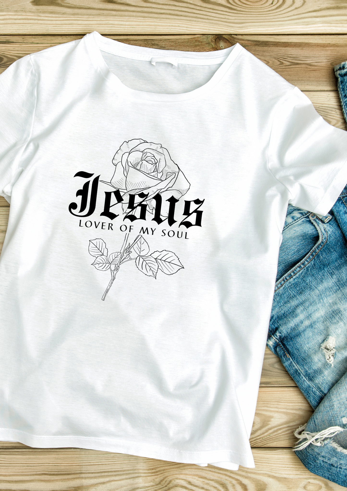 JESUS LOVER OF MY SOUL • T-SHIRT • FRONTPRINT