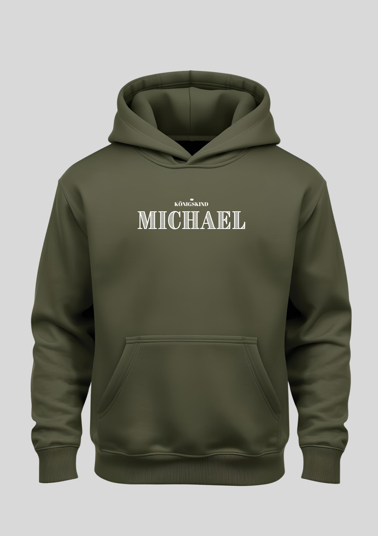 Königskind Hoodie mit Namen  | Personalisierter christlicher Pullover