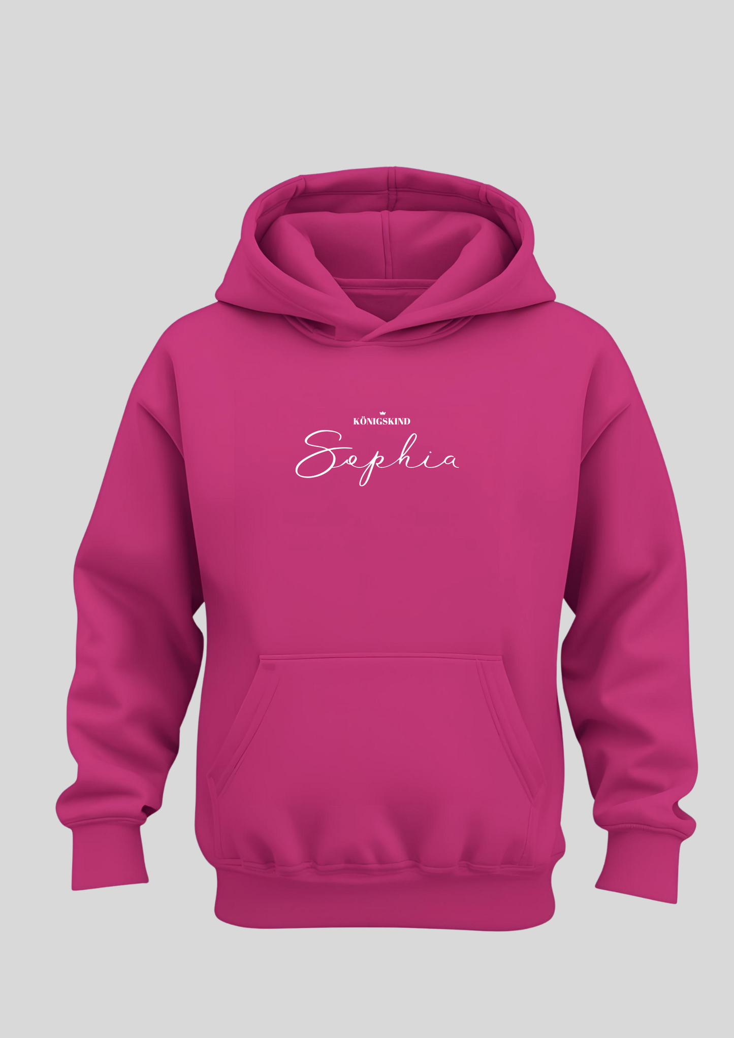 Königskind Hoodie mit Namen  | Personalisierter christlicher Pullover