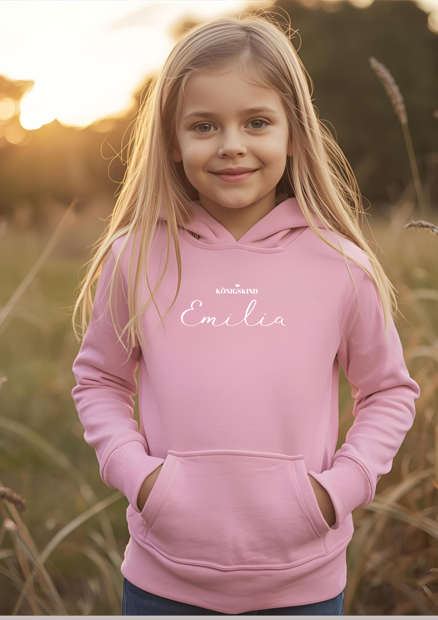Königskind Hoodie mit Namen  | Personalisierter christlicher Pullover
