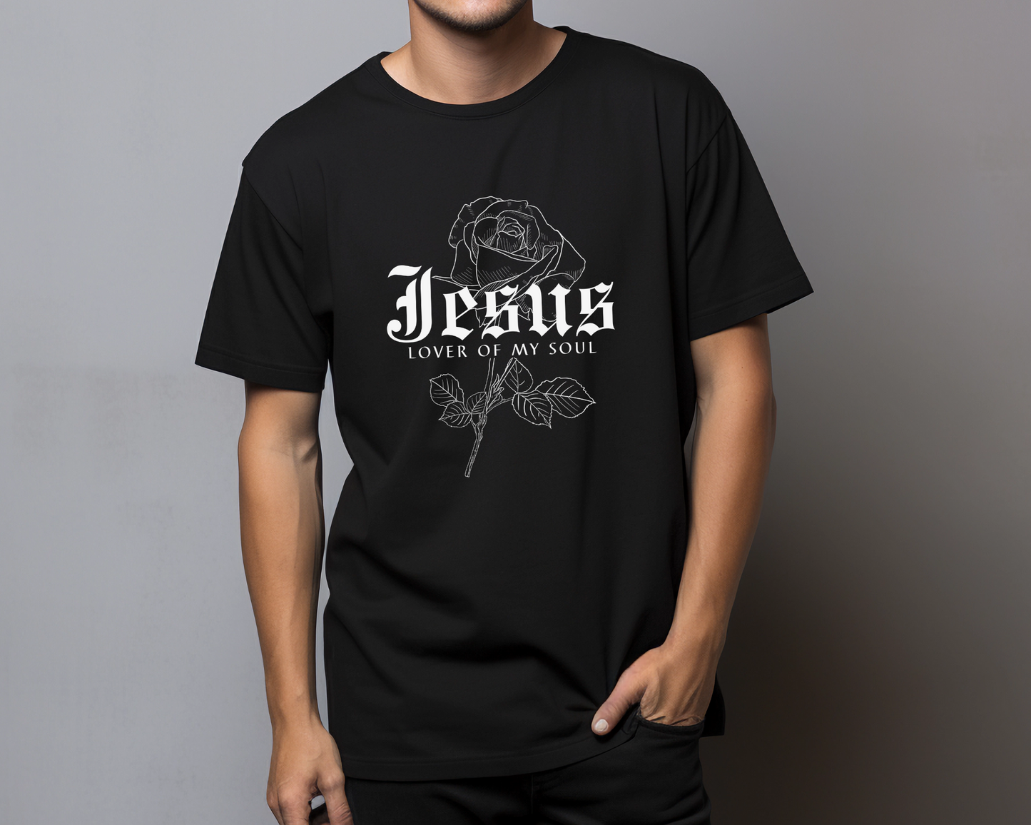 JESUS LOVER OF MY SOUL • T-SHIRT • FRONTPRINT